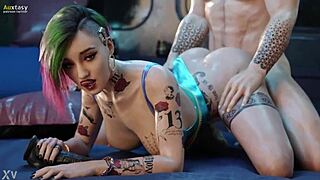 judy alvarez's 2077 compilation featuring big tits and blowjob scenes
