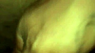 Wet pussy close-up: shaved, small tits, and cum dripping. Is it the best tease?