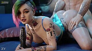 judy alvarez's 2077 compilation featuring big tits and blowjob scenes