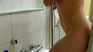 Stepsister Takes Dick In Mouth During Shower Quickie