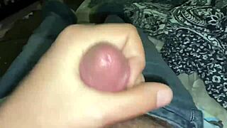 Watch this small clit sissy fill your face with cum squirt?