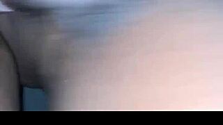 nasty ebony milf stripper feels wild spanking thrills