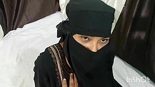 Muslim girl gets bent over for doggystyle desi fucking with boyfriend