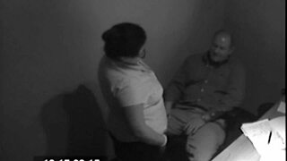 Fat secretary with big boobs gives blowjob to her boss in hidden cam hardcore fucking and cumshot