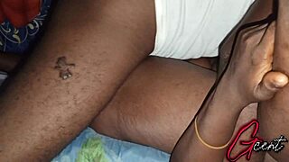 Enjoying a relaxing missionary position with deep connection.