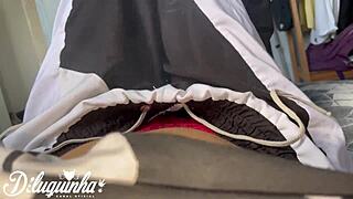 Disturbing My Friend's Wife Led To Crazy Pussy Sex And Squirting Beaver.