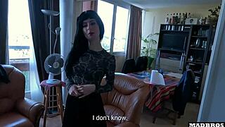 A french goth girl chats about loving anal fucks and cumming daily