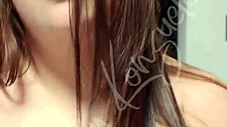 my girlfriend rides with intense passion