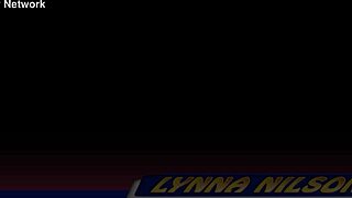 lynna nilsson twists her swollen pussy lips solo