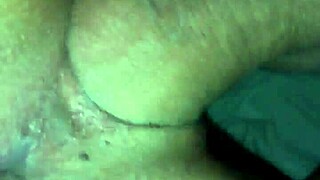 I bent over in doggystyle and he cum in my ass, it was so intense