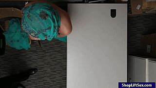 arab teen 18+ shoplifter boned by lp officer