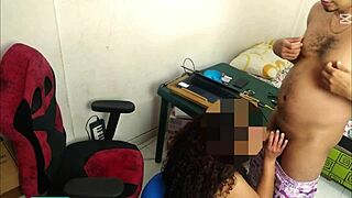 Curly-haired brunette's office fucking evokes deep emotions