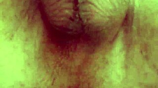 An Uncut Big Tattooed Cock Cums Hands-Free From Hard Anal Prolapse