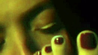 every toe explored with tongue in lesbian sucking