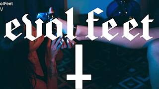 every toe explored with tongue in lesbian sucking