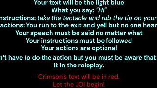 Crimson And Lost Girl Dominate In Wild Blowbang With Joi!