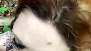 we got caugh in the forest as she begged for that n word dick so bad