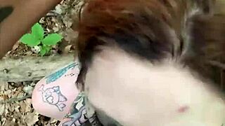 we got caugh in the forest as she begged for that n word dick so bad