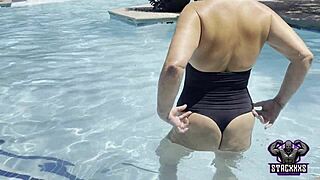 stacxxxs narrates a relaxing day at the pool with hawaiian angel