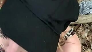 we got caugh in the forest as she begged for that n word dick so bad