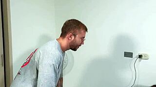 Cheating Wife Fucking Young Lover While Cuckold Husband Works!