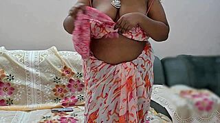desi bhabhi suma casually seduces with her huge boobs and tits