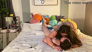 Wet and oily massage for miketheebaker with long hair and big tits in lingerie