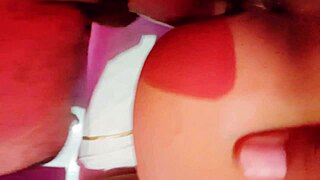 jovencita gets fucked doggy style while novio works 😏