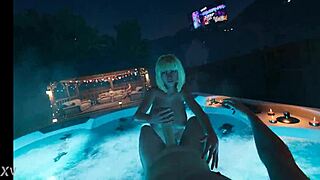 I watched Brittney jerk off at the house party.