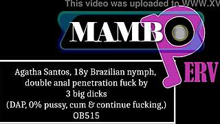 i feel agatha santos 18y brazilian nymph double anal penetration by 3 big dicks