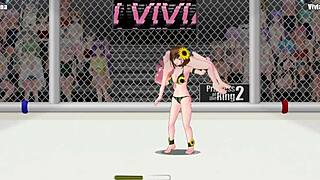 Princess Lena Fights Vivian in Street Catfight