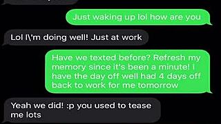 Sexting while emasculating my sissy bitch with humiliation and teasing in this femdom scene.