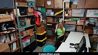 shoplifting teen 18+ strip searched and fucked by mall officer