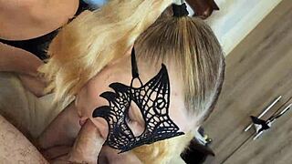 hot petite girl blows cock then gets fucked doggy in ass and pussy