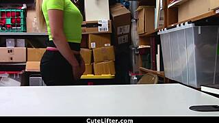 shoplifting teen 18+ strip searched and fucked by mall officer