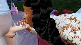 Summer Walker's big black ass looks amazing outdoors