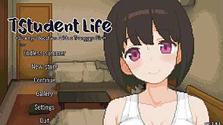 exploring student life in a japanese anime game with hentai elements