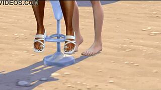 Summer Walker's big black ass looks amazing outdoors