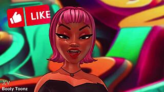 creating big booty 3d ai cartoons