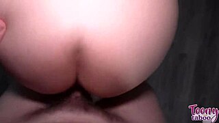 Inked College Babysitter Nympho Swallows After Creampie