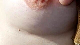 Braless Nipple of Amateur Woman on Display