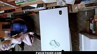 Officer Demands Teen Suck Monster Cock To Leave Store!