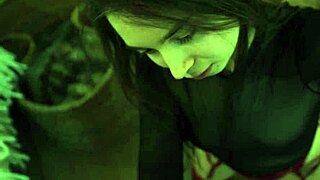 She cums in the 10th minute while getting slapped and riding monster cock