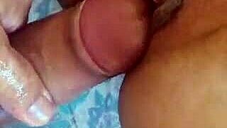 Latina model omy reaches intense climax