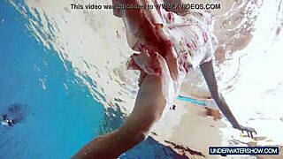 Martina, the hot Croatian, keeps her beach show going 😉