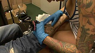 Fucking TATTOED MILF EMILY PARKER in lingerie