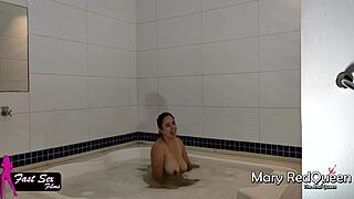I took that gym boy to the motel and he devoured my redhead body in the bathtub, raw and intense.