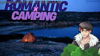 Camping trip with friend turns romantic and erotic