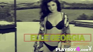 hey babe, wanna see me pose for playboy with a hot striptease outdoors?