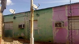 My neighbor can’t resist staring at my big ass in this short dress!